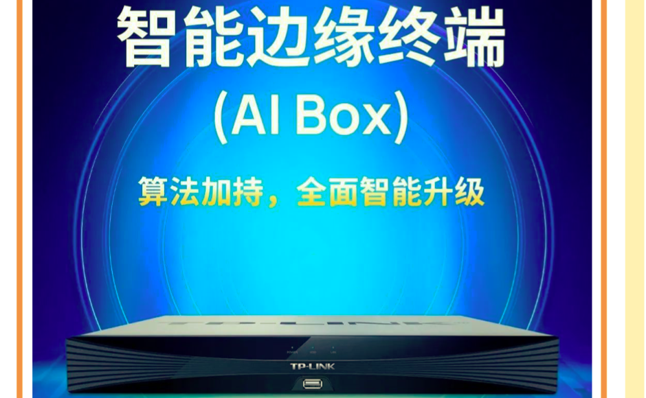 TP-LINK 发布带多种AI算法智能边缘终端AI Box