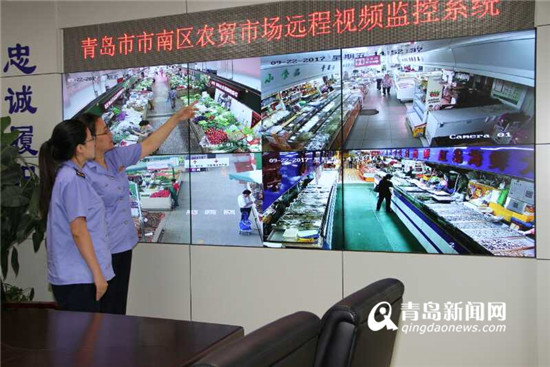 山东青岛市农贸市场安装远程视频监控系统
