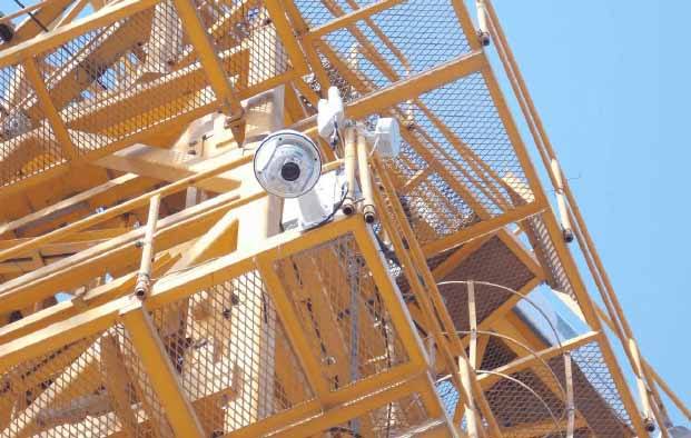 安徽六安市城区建筑工地安装高清监控摄像头
